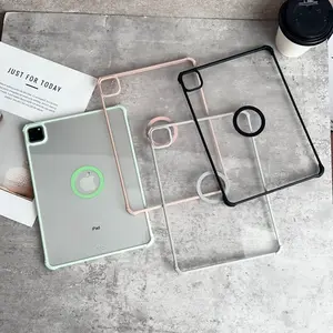 New Magnetic Absorption Borderless Acrylic Hard Case for iPad Mini 7 and iPad Air 11 Inches, Coverless Design with Enhanced Protection