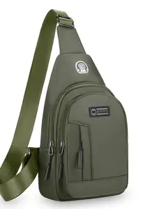 Casual Commuter Men Sling Chest Bag Adjustable Strap Multi Purpose Bag For Work Outdoor Sports Travel Shopping Daily Wear Versatile Crossbody Shoulder Bag For Men