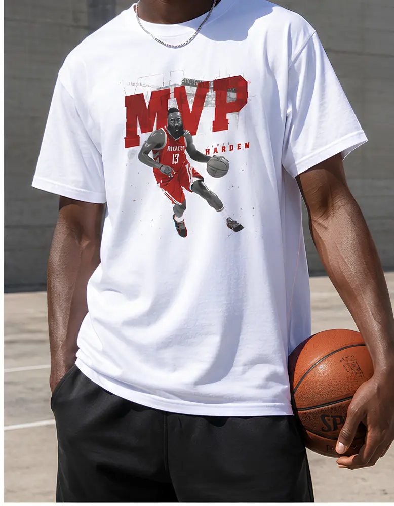Unisex James Harden 13 MVP Basketball Sport Graphic Tshirt Hoodie Sweatshirt Casual Aesthetic Basic Crewneck Streetstyle Tee