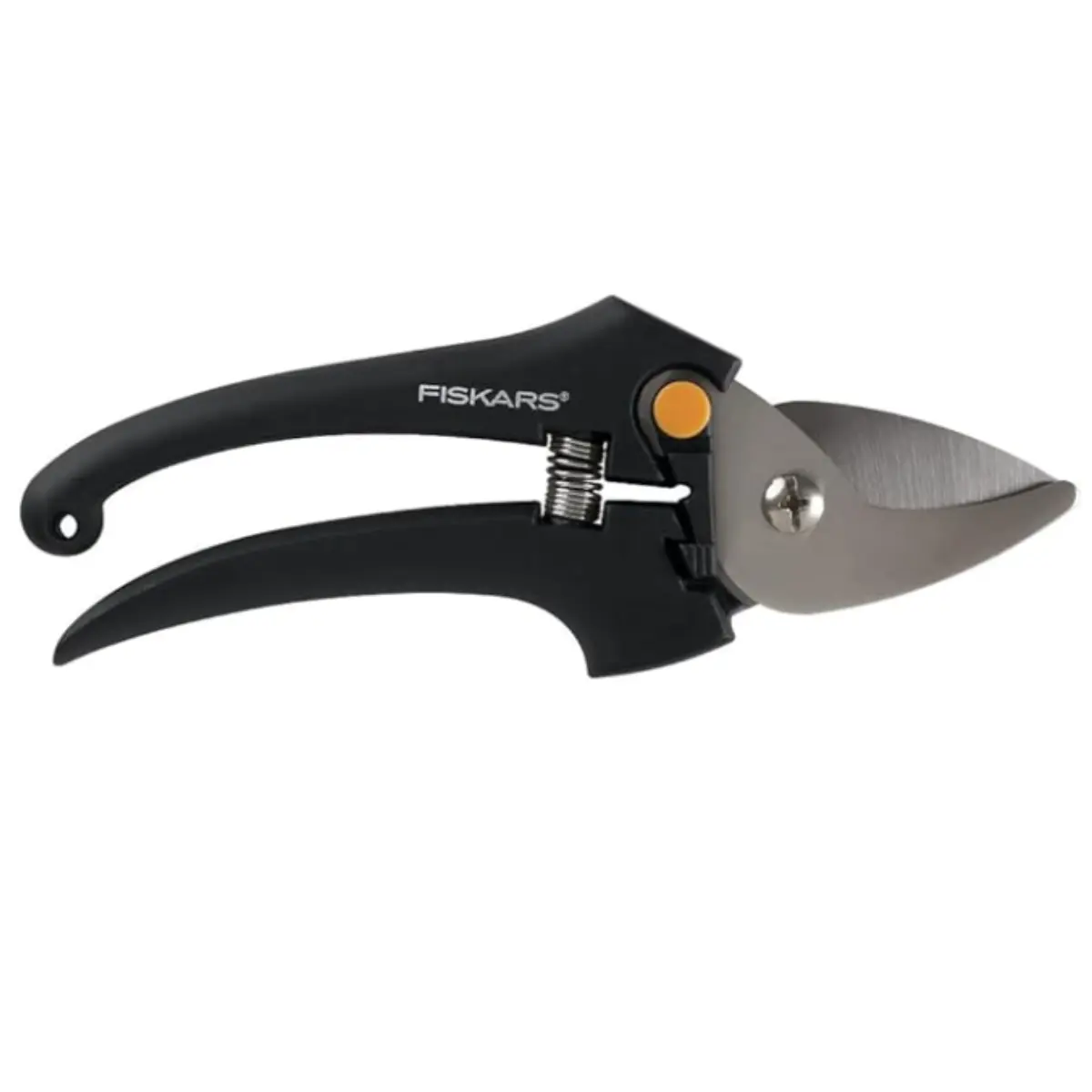 Fiskars Stainless Steel Bypass Fashion Pruner, Black [379200-1005 FSKSHR]