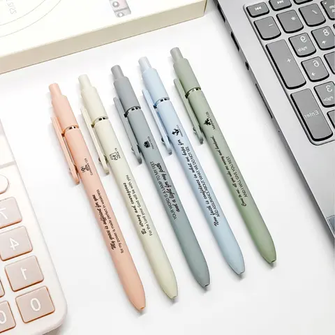 Creative Gel Pen for Expressive Writing, Smooth Writing Pens, Quick-Dry Retractable Medium Point, Nurse Aesthetic Gift for Study and Worship, Daily Use, Office Writing Tool