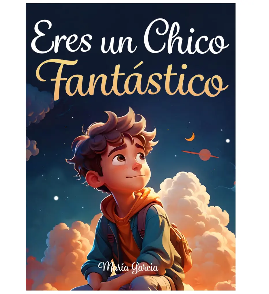 "Eres un Chico Fantástico" Regular Spanish Edition Paperback Book - Realistic Art Style, Inspirational Stories About Courage, Inner Strength, Self-Confidence That Motivates Kids