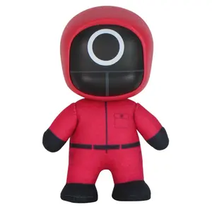 Squid Game - Masked Workers (Circle) Figurekey Plush 4.5" H