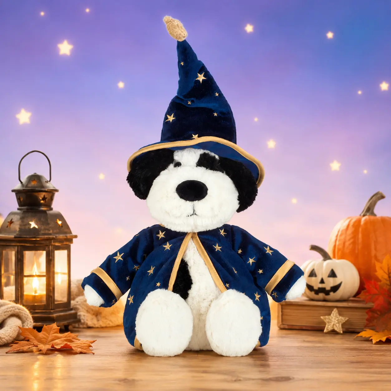 Jellycat Rufferty Puppy Wizard Plush Makes a Sweet Halloween Puppy Gift for Jellycat Fans, Kids and Collectors