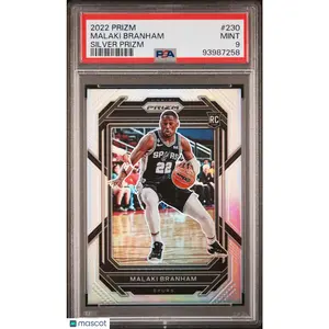 2022 Panini Prizm Malaki Branham Rookie PSA 9