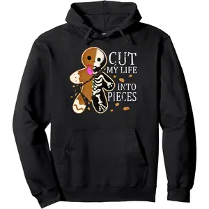 Cut My Life Into Pieces Gingerbread Christmas Pullover Hoodie
