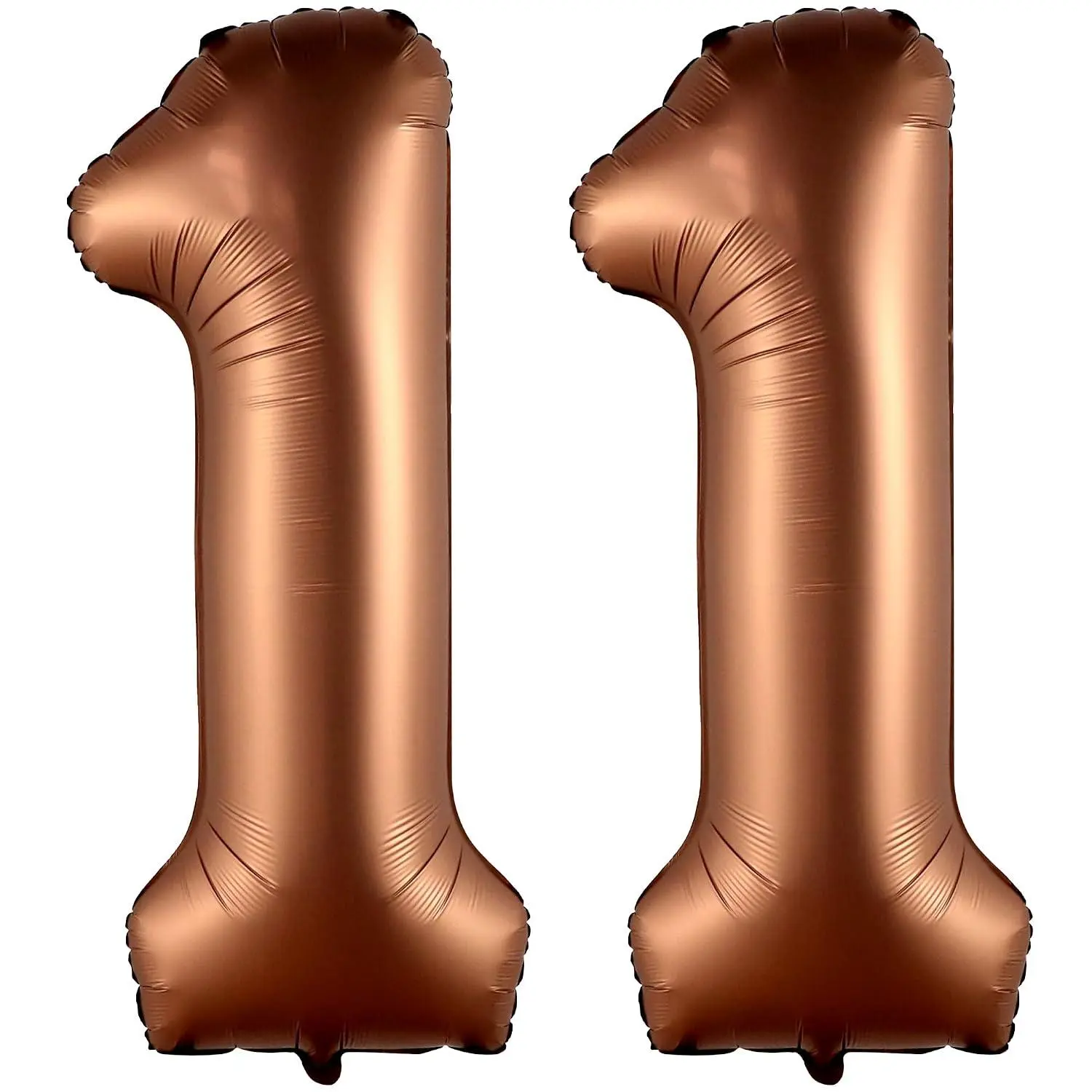 Huge Coffee Brown 11 Balloons Number - 40 InchBrown Number Balloons 11 | Coffee Birthday Decorations For Boy | Brown Party Supplies | 11 Balloons Number For 11Th Birthday Party Decorations