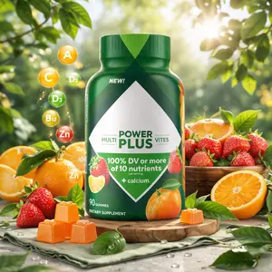 Power+ Multivitamin Gummies for Adults – Daily Energy, Immune & Wellness Support, 120 Count