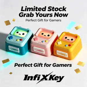 Artisan 1U Handmade Resin ESC Keycap - Cute Nostalgic Game Console Shape, Frost-Finish Polycarbonate, Backlight Friendly, Replacement for Cherry MX-Compatible Compact Mechanical Keyboards, Custom Accessory