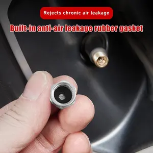 Car Tire Valve Stem Cap, Car Valve Cap, Portable Air Caps Cover, Universal Car Tyre Repair Tool for Cars, Bike, Trucks Motorcycles