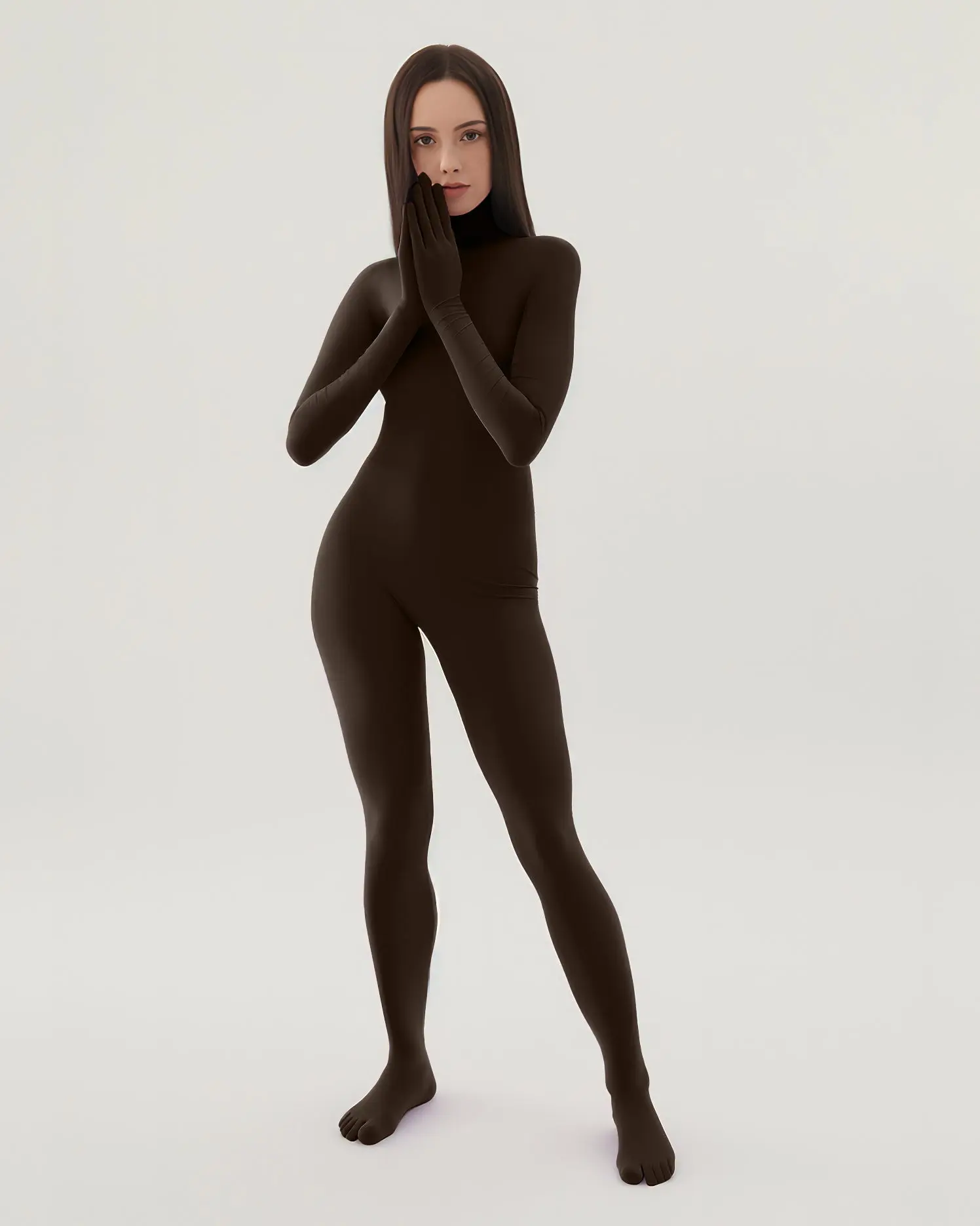 Second Skin Catsuit - Brown