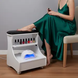 Rolling Foot Bath Stool With Wheels For Pedicure Massage Home Beauty Salon home essentials