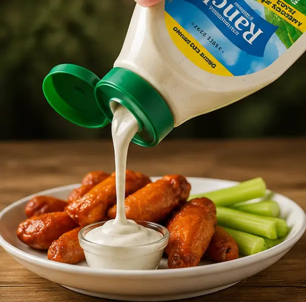 Original Ranch Salad Dressing & Topping, Easy Squeeze Bottle, Creamy Ranch Dressing for Salads, Dips, Sandwiches & Pizza, 20 oz