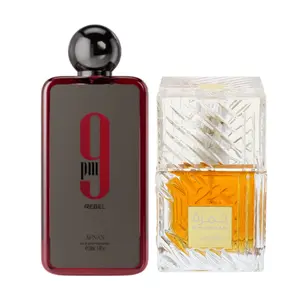 Afnan 9PM Rebel and Lattafa Khamrah Fragrance Gift Bundle for Men - 3.4 Oz Each