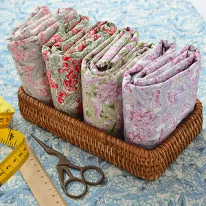 Woven Blouse/Dress Dressmaking Fabric Floral Prints DIY Fabric for Crafts Lovers Cotton Fabric by the Meter Cottage Chic Flower Fabric