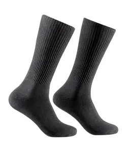 2 Pack Diabetic Soft Cotton Socks Black