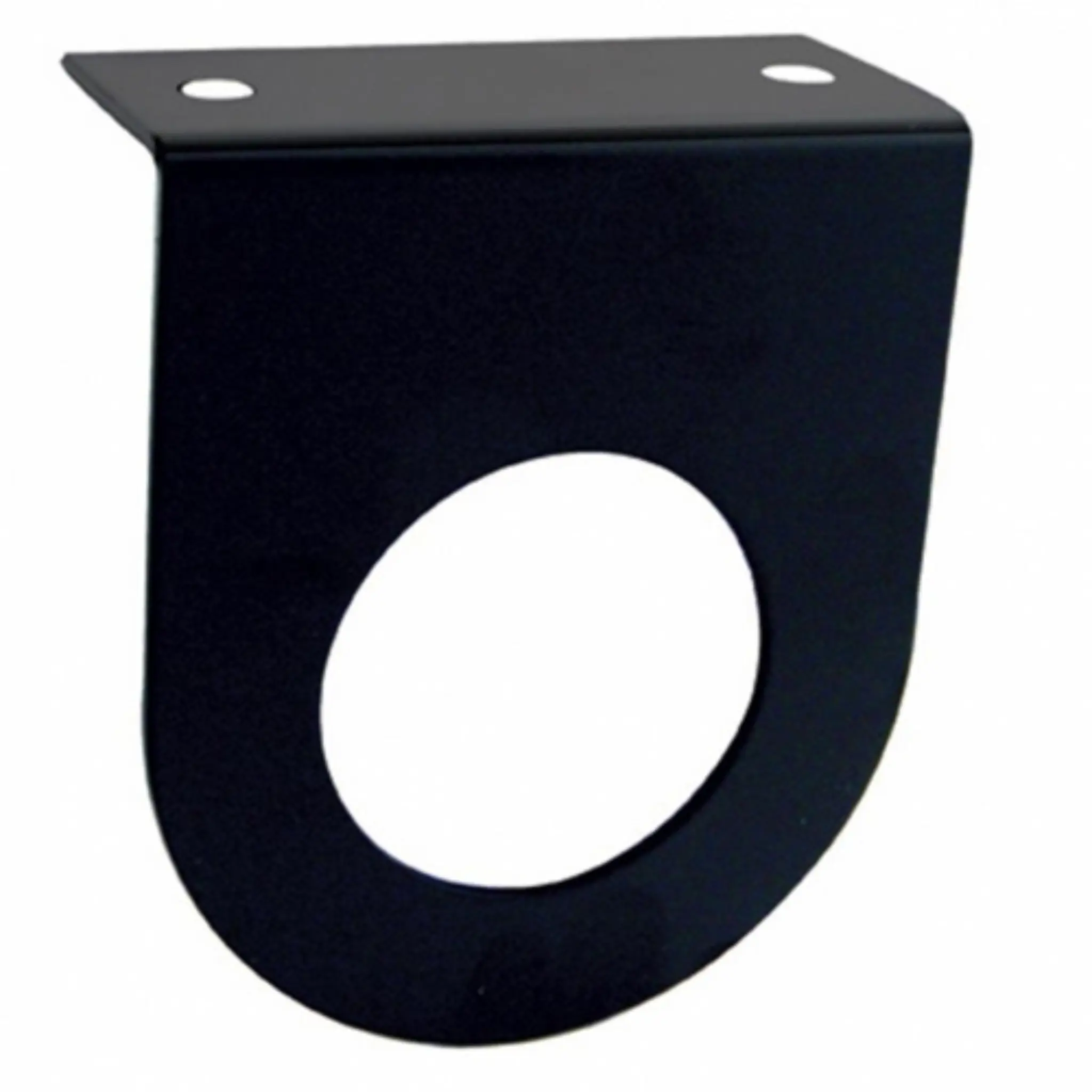 United Pacific 34001 Lighting Bracket - 2" Black, 1-Hole with Flange, Compatible with LED and Incandescent Lights