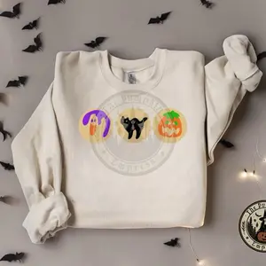 Halloween cookies Crewneck! Cotton Sweatshirt Spooky Sweater