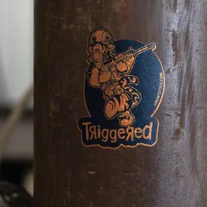 Triggered Sticker