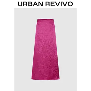 URBAN REVIVO A-Line Skirts UWG550038 springtok Maxi Womenswear