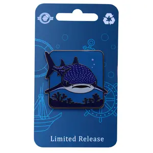 Whale Shark Pin With Magnet - Gliding through Ocean