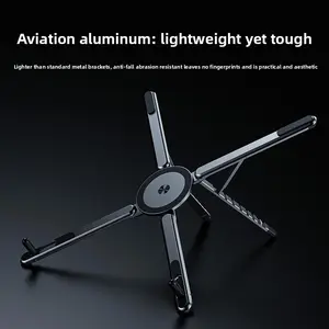 New Phone Stand Magnetic Handheld Desktop Multi-Functional Universal Aluminum Alloy Stand for Phones Tablets Laptops Cellphone Smartphone Mount
