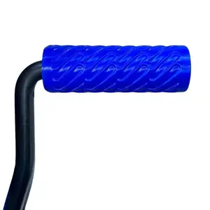 Dillon Precision-Engineered Textured Grip Sleeve for Aluminum Roller Handle - Blue ABS Material - Stable & Durable - Easy Installation - Enhances Handling Experience
