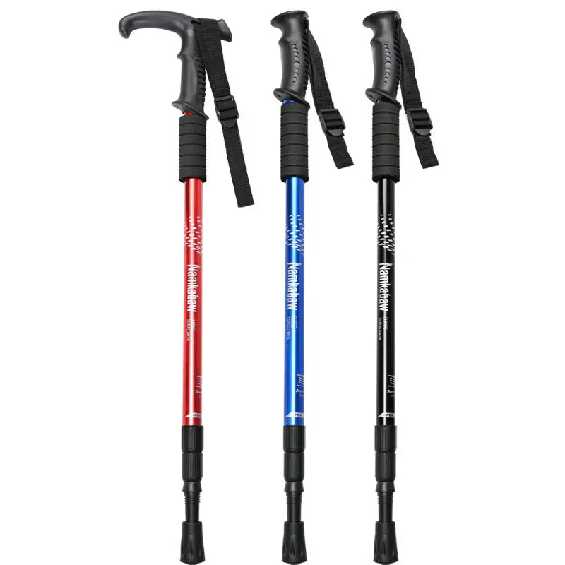 Hiking Stick, Telescopic, Elderly, Climbing Cane, Aluminum Alloy Trekking Stick, Walking Stick