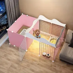 Pet Fence, Indoor Pet Cage, Pet Playpen, Dog & Cat Furniture for Small Dogs, Dog & Cat Supplies, Dog Cage, Cat Cage, Pet Supplies, Durable Puppy Playpen, Puppy Exercise Pen
