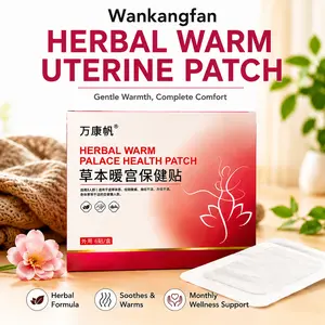 Wankangfan Herbal Warm Uterine Patch,Natural Herbal Ingredients External Body Patch for Cold Uterus and Menstrual Cramp Relief