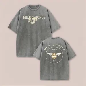 Mens Heavy Weight  Cotton Crewneck T Shirt Retro Streetwear Casual Fit Everyday Wear Farm Outing Farmcore Cottagecore Aesthetic Gift for Him