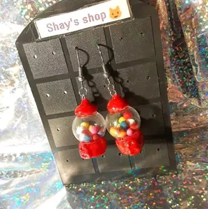 gumball machine earrings