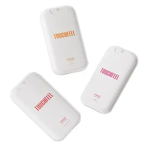 TOUCHFEEL Travel Hand Sanitizer Spray - Refillable Scented Hand Mist with Hydrating Formula - Non-Sticky, 99.9% Effective Antibacterial Spray for Travel, School & Office - Fruit Juicy Trio Set