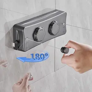 Retractable Clothesline, Wall Mounted Indoor Outdoor Laundry Line, Durable Space-Saving Design, Easy Installation, Wall Mounted Clotheslines