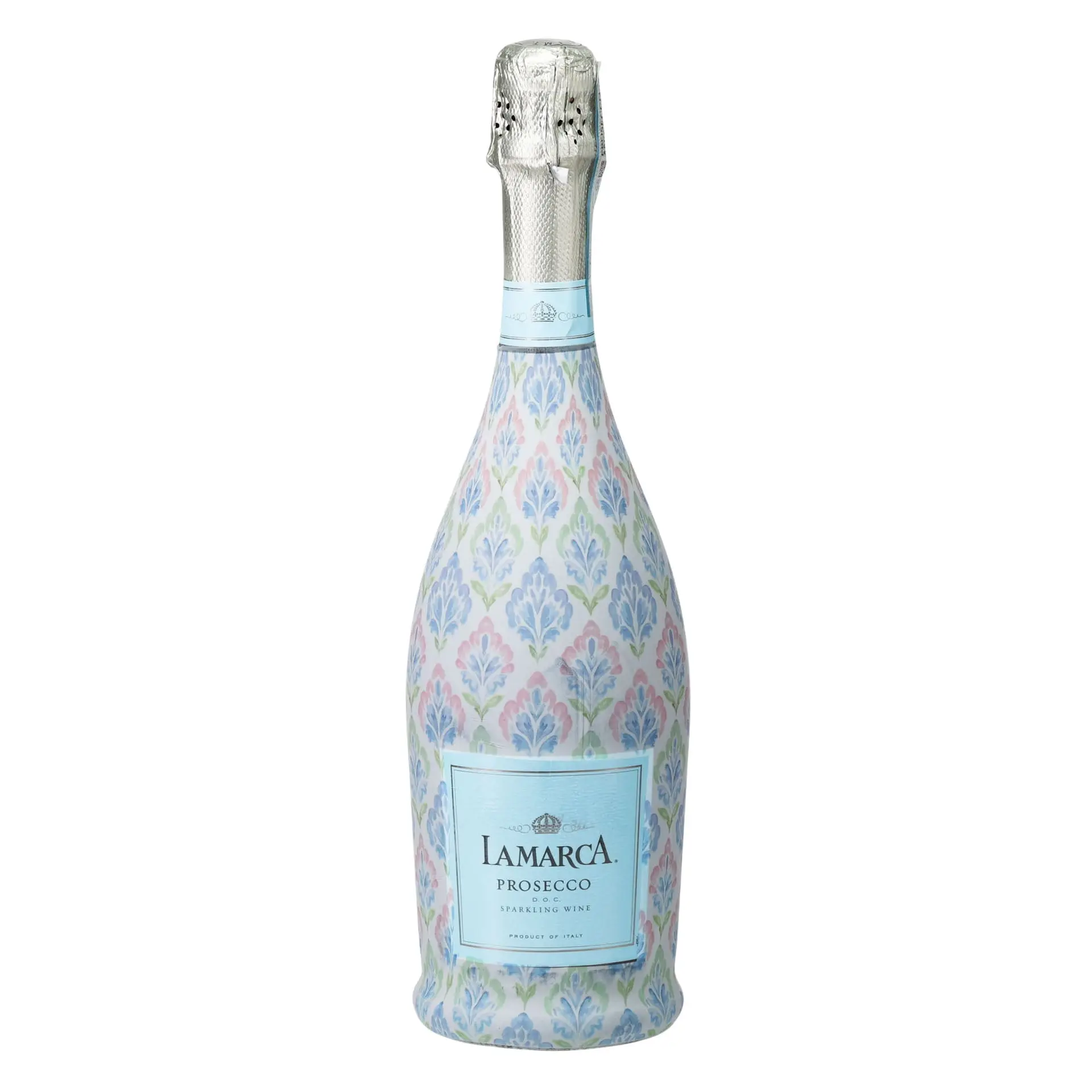 Grandmillennial Pastel Jewels Prosecco Bottle Wrap