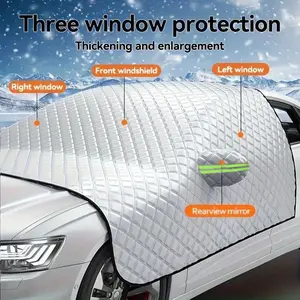 Magnetic Thickened Car Snow Ice Protector, 1 Count Window Windshield Sun Shade, Front Rear Windshield Block Cover, Auto Exterior Accessories Gifts for Men Christmas, Gifts for Dad