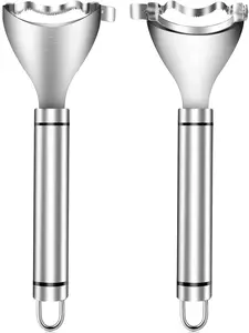 Magic Corn Peelers, Corn Stripper Corn Cob Stripper Tool,Corn Cob Peeler,Stainless Steel Corn Thresher With Ergonomic Handle For Kitchen Gadget (2pcs)