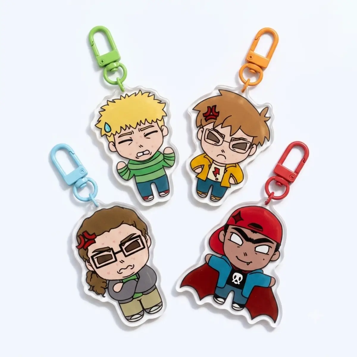 The Eltingville Club Bill Dickey, Pete DiNunzio, Josh Levy, Jerry Stokes Keychain