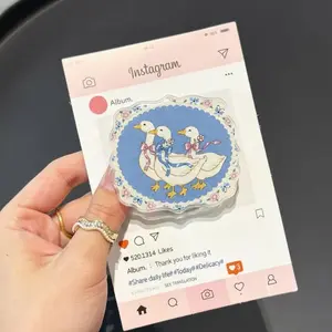 Cute Goose Phone Grip – Vintage Cottagecore Pop Socket
