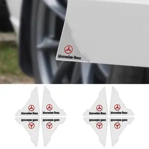 2/4 Pieces Transparent Car Door Corner Protectors for Mercedes-Benz W203 W204 W205 W210 W211 W212, Durable Auto Accessories Car Decals