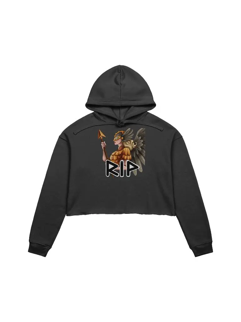 RIP Valkyrie Crop Hoodie