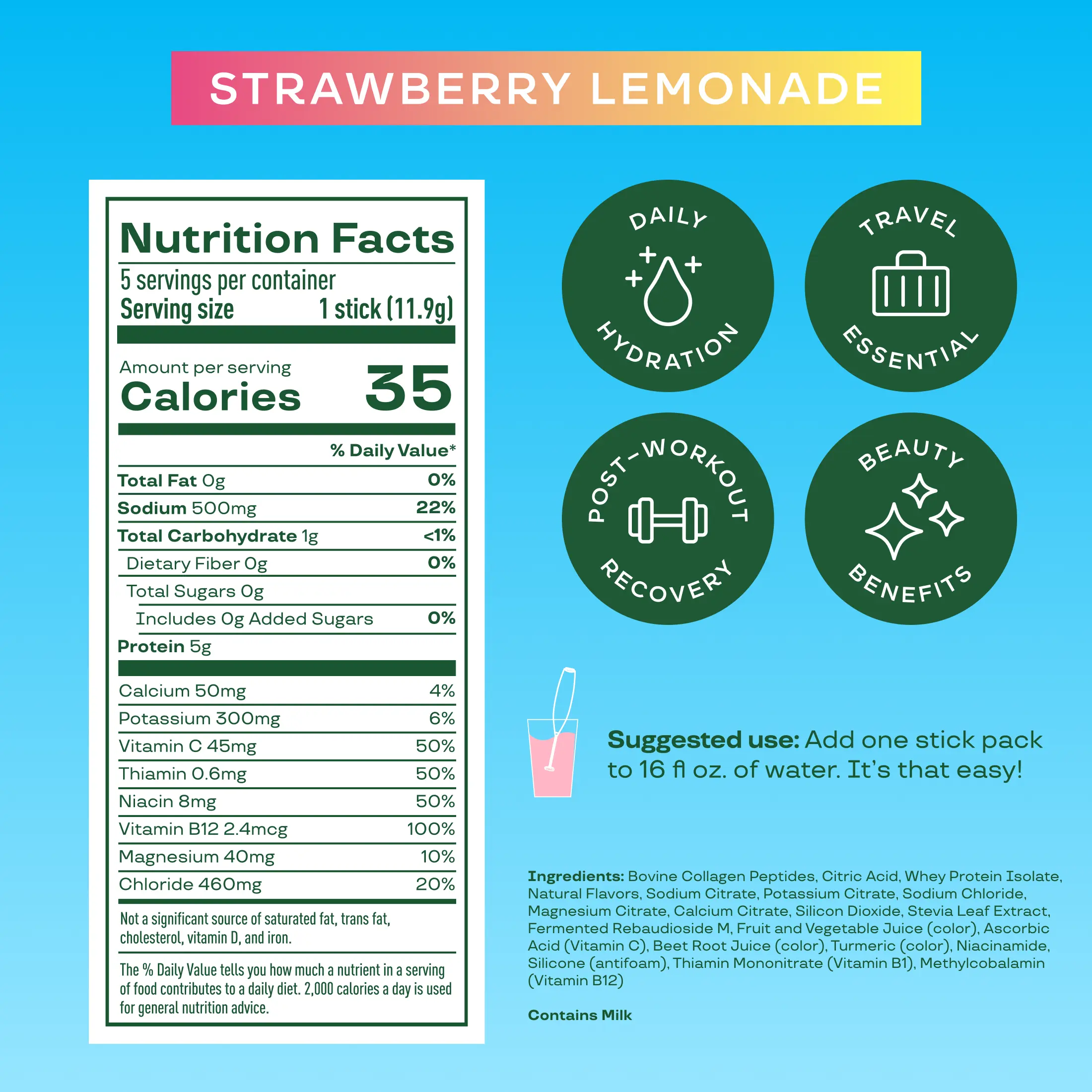 Strawberry lemonade