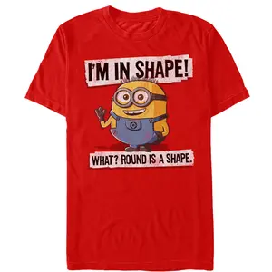 Men's Despicable Me Minion Round Shape T-Shirt