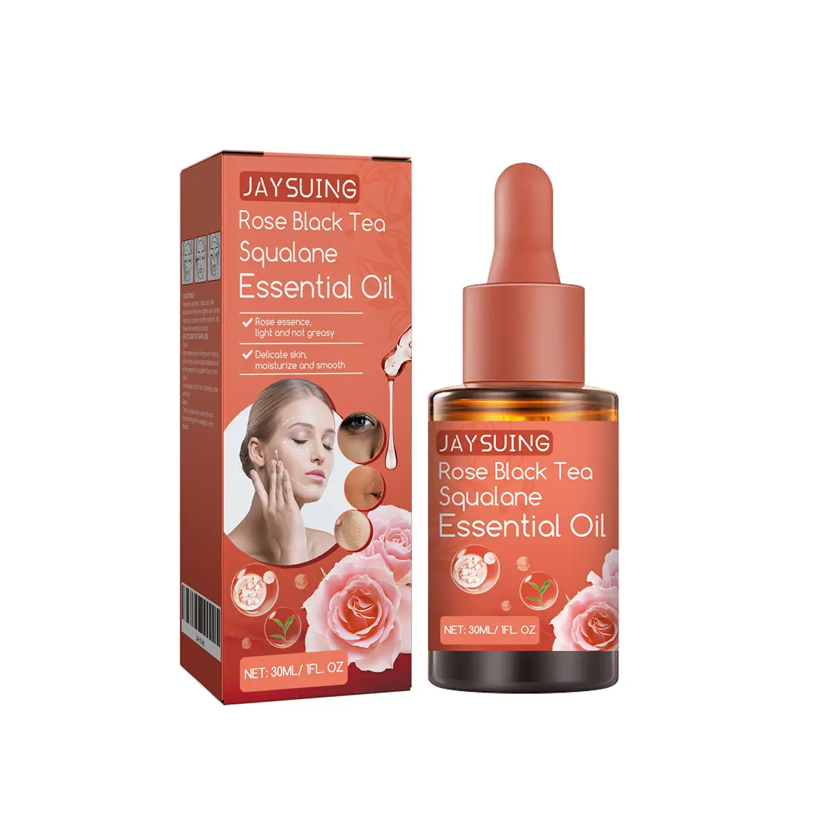 Rose Black Tea Squalane Essential Oil Rose Black Tea Squalane Essential Oil
