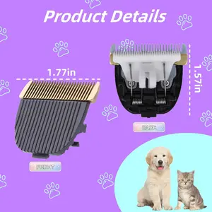 Dog Hair Clipper Blade Professional Pet Clippers Replacement Blades Cat Dog Accessory for Baorun P2/P3-2A Grooming Trimming Tool Grooming Products