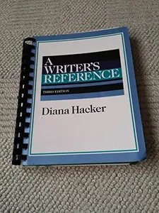USED-A Writer's Reference by Hacker, Diana T. (Plastic Comb)