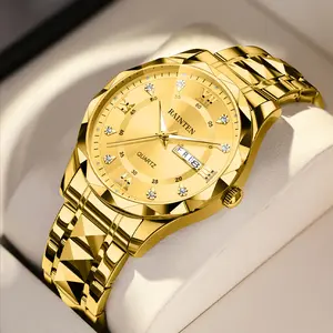 Luxury Quartz Watch - Stainless Steel Band, Water Resistant 30M, Fashion Analog Wristwatch for Men Women Perfect Gift for Christmas, Birthdays, Valentine’s Day, Father’s Day & Special Occasions-718