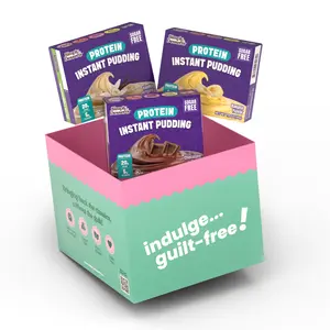 Simply Desserts Protein Pudding 3 Pack - Variety Pack with Chocolate Vanilla and Banana