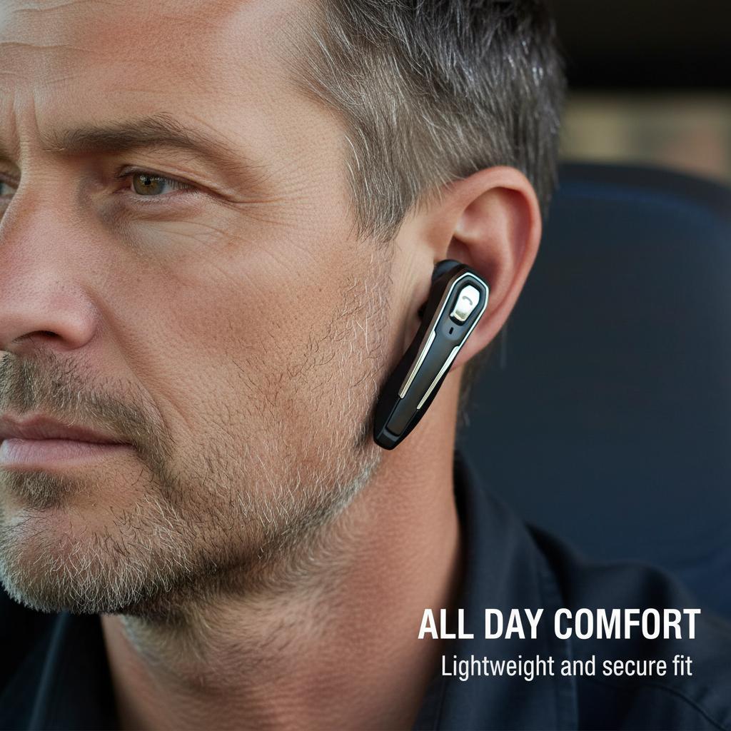 YUEYINOK Truck Driver Headset, Noise Cancelling Wireless Earpiece, Clear Calls on the Road, Dual Mic, Long Battery Life, Hands Free, Stable Connection YUEYINOK Truck Driver Headset, Noise Cancelling Wireless Earpiece, Clear Calls on the Road, Dual Mic, Long Battery Life, Hands Free, Stable Connection
