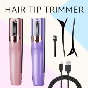Split-style hair trimmer, rechargeable hair clipper, Cordless Hair Clippers, Cordless hair cutting, suitable for split-style hair ends, tip care and maintenance, ideal as a gift for home use